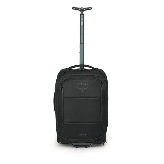 Ozone 2-Wheel Carry On 40L Outdoor Action Black - Front with the handle