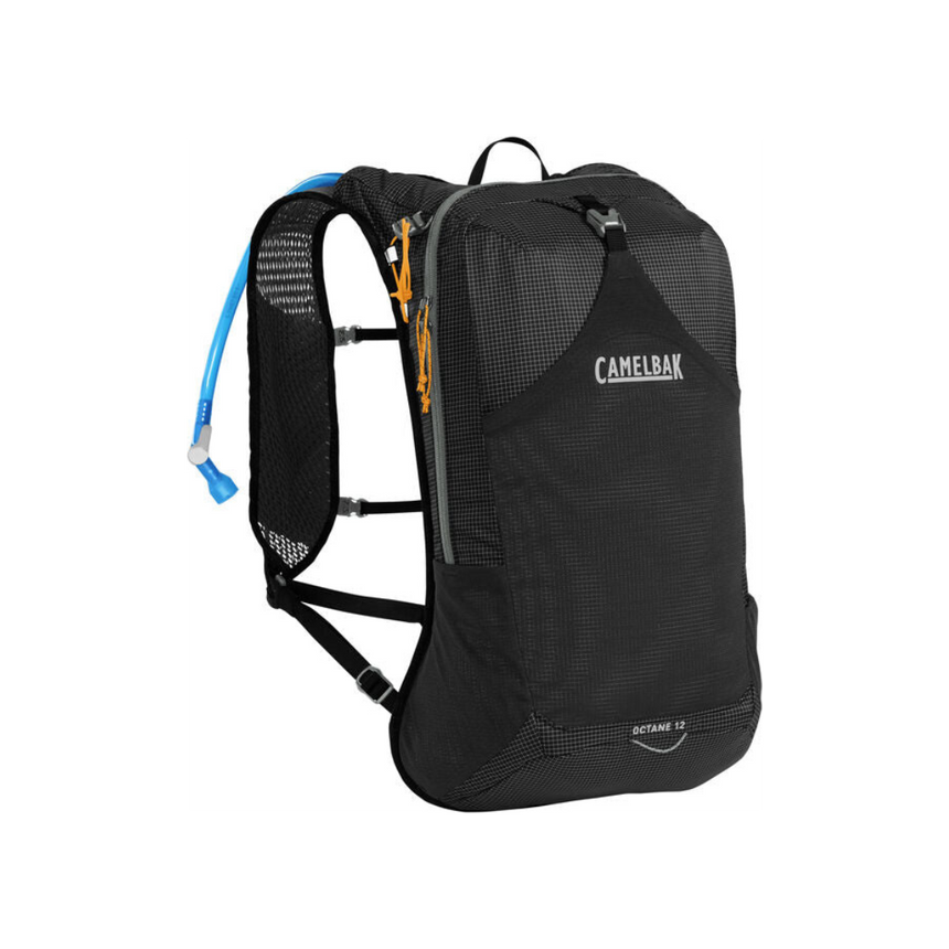 Camelbak Octane™ 12 Hydration Hiking Pack with Fusion™ 2L Reservoir Black/Apricot - Front Angled