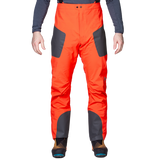 Mountain Equipment Tupilak Men's Pant Outdoor Action Cardinal Orange - Front Fit on Model