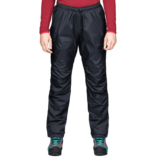 Mountain Equipment Zeno FZ Women's Pant Outdoor Action Black - Front Fit on Model