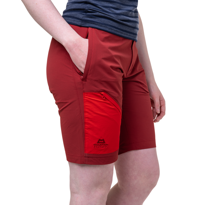 Mountain Equipment Comici Women's Short Outdoor Action Deep Merlot/Chili -  Hand pocket