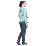 Mountain Equipment Comici Women's Pant Outdoor Action Ombre Blue - Full View on Model