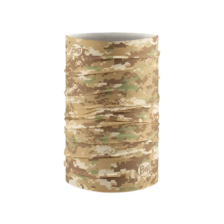 Buff CoolNet UV® Bug Slinger™ Neckwear Outdoor Action Pixels Desert Sand- Product Overview