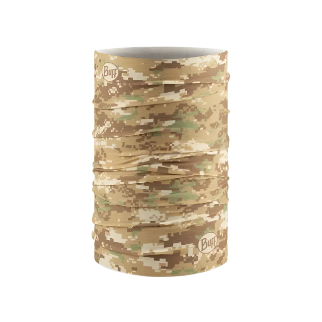 Buff CoolNet UV® Bug Slinger™ Neckwear Outdoor Action Pixels Desert Sand- Product Overview