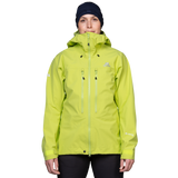 Mountain Equipment Tupilak Women's Jacket Outdoor Action Cardinal Fresh Green - Front Fit on Model