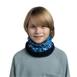 Buff Polar Neckwear Youth Outdoor Action Tivat Blue-Front fit