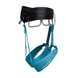 Black Diamond Women's Momentum Harness Outdoor Action Aqua Verde- Side view