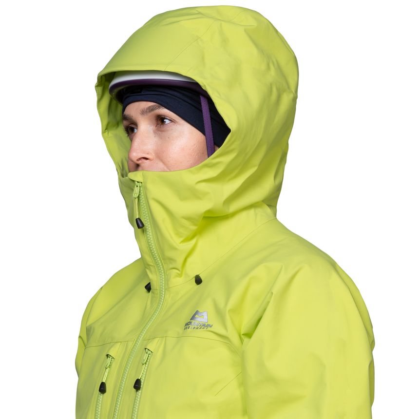 Mountain Equipment Tupilak Women's Jacket Outdoor Action Cardinal Fresh Green - Super Alpine HC Hood