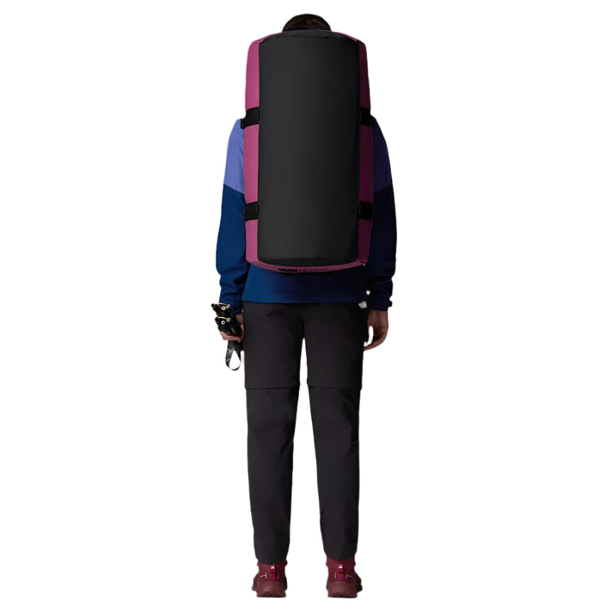 The North Face Base Camp Duffel - Medium Outdoor Action Cyber Berry-TNF Black- Back fit