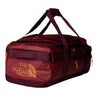 The North Face Base Camp Voyager Duffel 42L Outdoor Action SUMAC-IRON BRONZE- Back fit