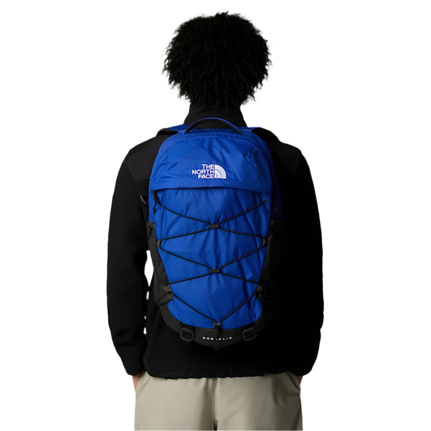 The North Face Borealis Backpack Outdoor Action TNF Blue-TNF Black- Back fit