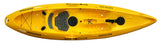 Mission Catch 290 Kayak Yellow - Top