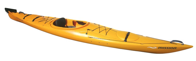 Mission Contour 450 Kayak Orange Fade - Front Angle