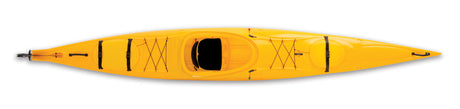 Mission Contour 480 Kayak Yellow - Front Top