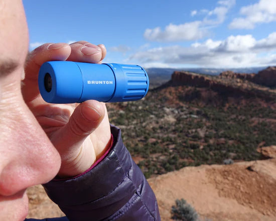 Brunton ECHO® Pocket Monocular Outdoor Action Blue - Product In Use