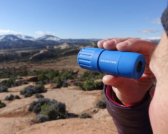 Brunton ECHO® Pocket Monocular Outdoor Action Blue - Product In Use