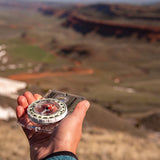 Brunton Scout Glow Compass Outdoor Action - Product in Use