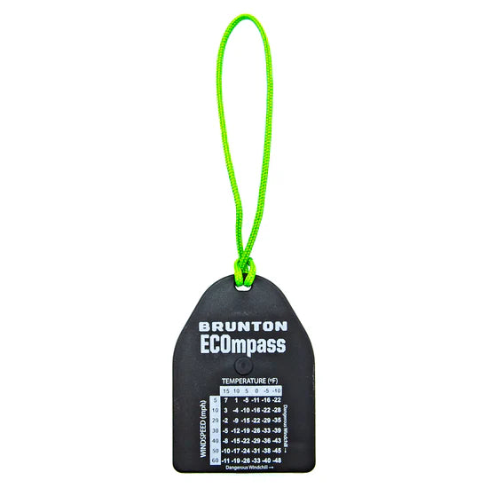 Brunton Tag-Along 9045 Chill ECO Compass Outdoor Action - Back Fahrenheit