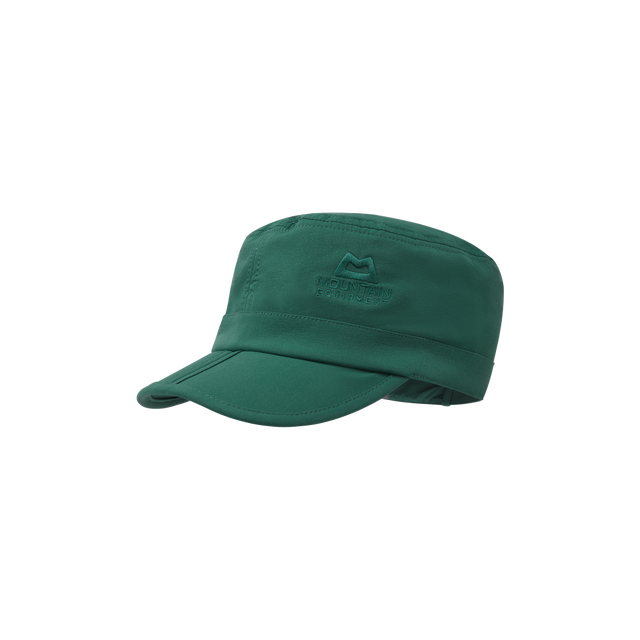 Mountain Equipment Frontier Cap Outdoor Action Pine - Side View