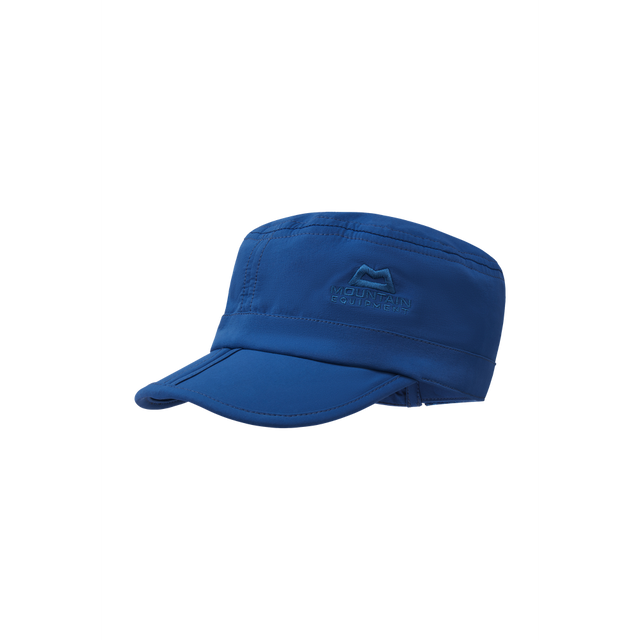 Mountain Equipment Frontier Cap Outdoor Action Admiral Blue - Side View