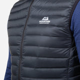 Mountain Equipment Frostline Men's Vest Outdoor Action Black - DRILITE® Loft 20D outer fabric