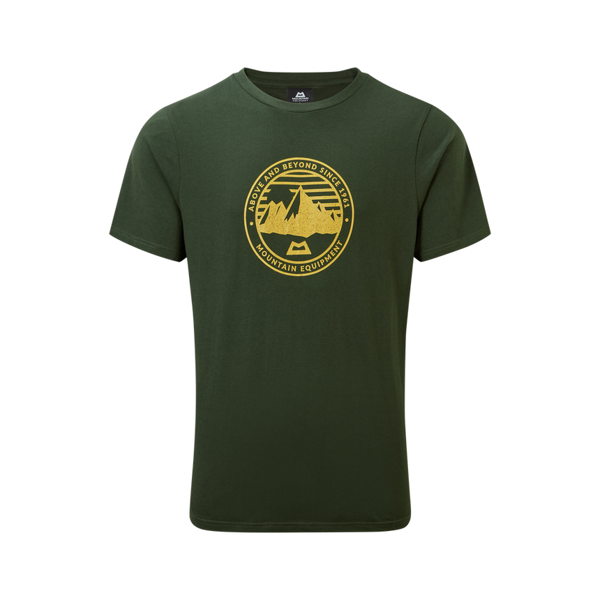 Mountain Equipment Roundel Men's Tee Outdoor Action Conifer - Front