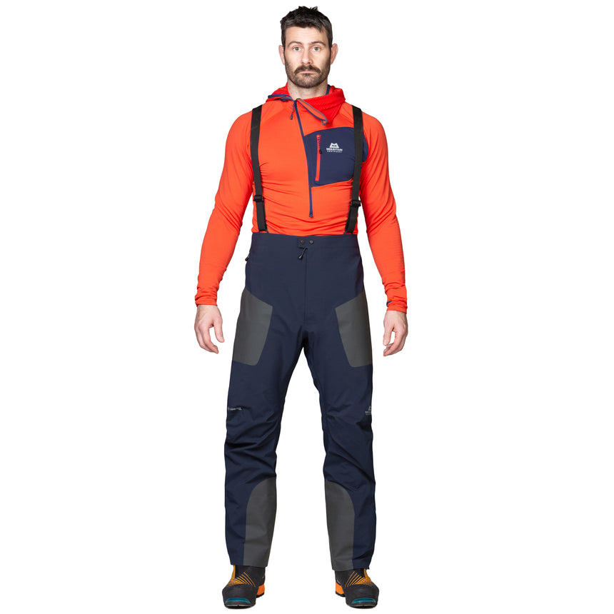 Mountain Equipment Tupilak Men's Pant Outdoor Action Cosmos - Front View on Model