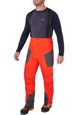 Mountain Equipment Tupilak Men's Pant Outdoor Action Cardinal Orange - Front Angled Fit on Model