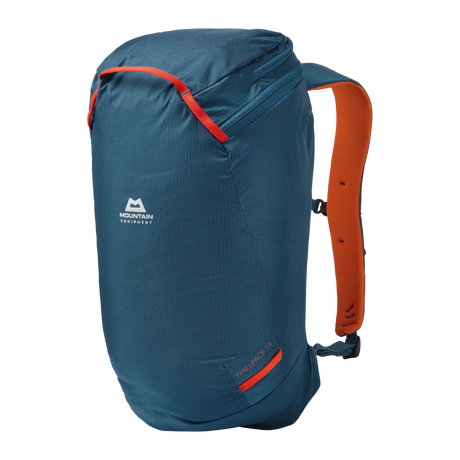 Mountain Equipment Wallpack 16 Alto Blue full front angle image