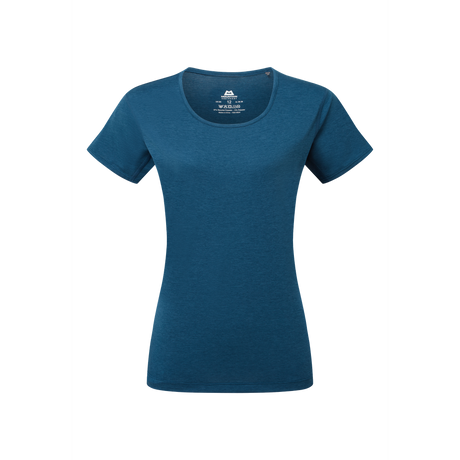 Mountain Equipment Tempi Women's Tee Outdoor Action Majolica Blue - Front