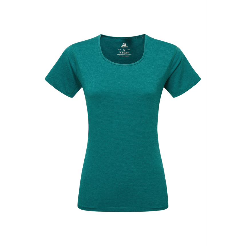 Mountain Equipment Tempi Women's Tee Outdoor Action Spruce - Front