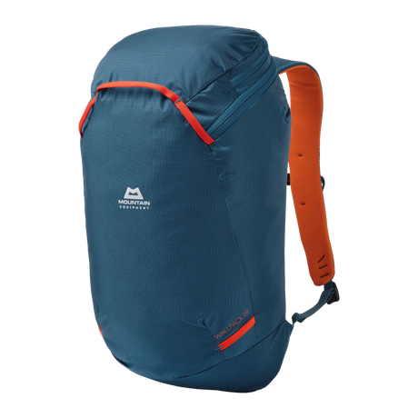 Mountain Equipment Wallpack 20 Backpack Alto Blue full front angle image