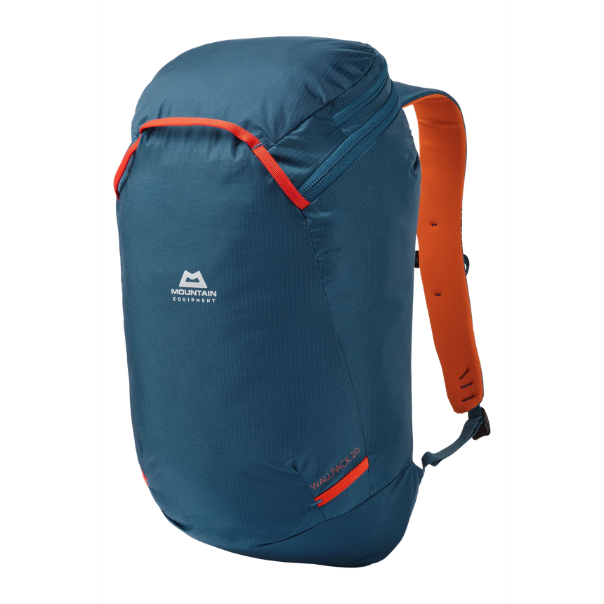 Mountain Equipment Wallpack 20 Backpack Alto Blue full front angle image