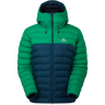 Mountain Equipment Superflux Women's Jacket Outdoor Action Majolica/DeepGreen - Front