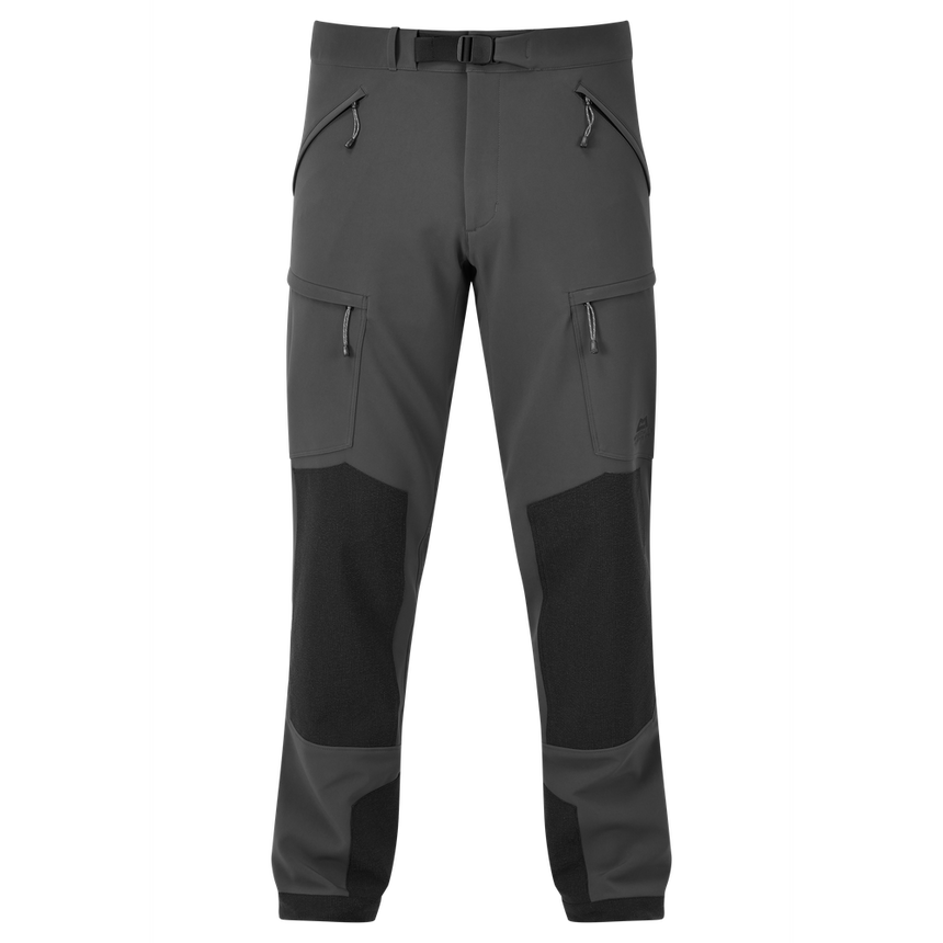 Mountain Equipment Liskamm Men's Pant Outdoor Action Graphite/Black - Front