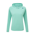 Mountain Equipment Glace Women's Hooded Top Outdoor Action Aqua - Front