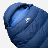 Mountain Equipment Olympus 300 Sleeping Bag Outdoor Action Admiral Blue - Anatomically shaped hood