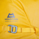 Mountain Equipment Fang 42+ Backpack close up buckle with logo image