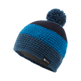 Mountain Equipment Flash Women's Bobble Beanie Outdoor Action Majolica/Myko/Cos- Side View