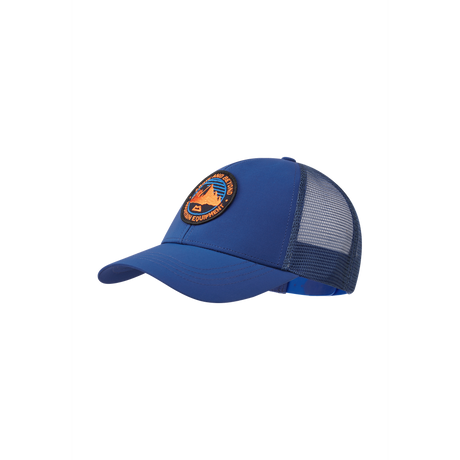 Mountain Equipment Roundel Cap Outdoor Action Admiral Blue - Side View