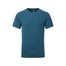 Mountain Equipment Groundup Men's Tee Outdoor Action Majolica Stripe - Front