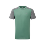 Mountain Equipment Headpoint Block Men's Tee Outdoor Action Sage/Flint - Front