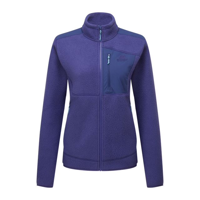 Mountain Equipment Highpile Women's Jacket Outdoor Action Amethyst/Medieval - Front