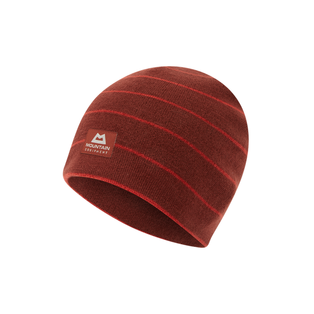 Mountain Equipment Humbolt Beanie Outdoor Action FiredBrick/RedRock - Side View