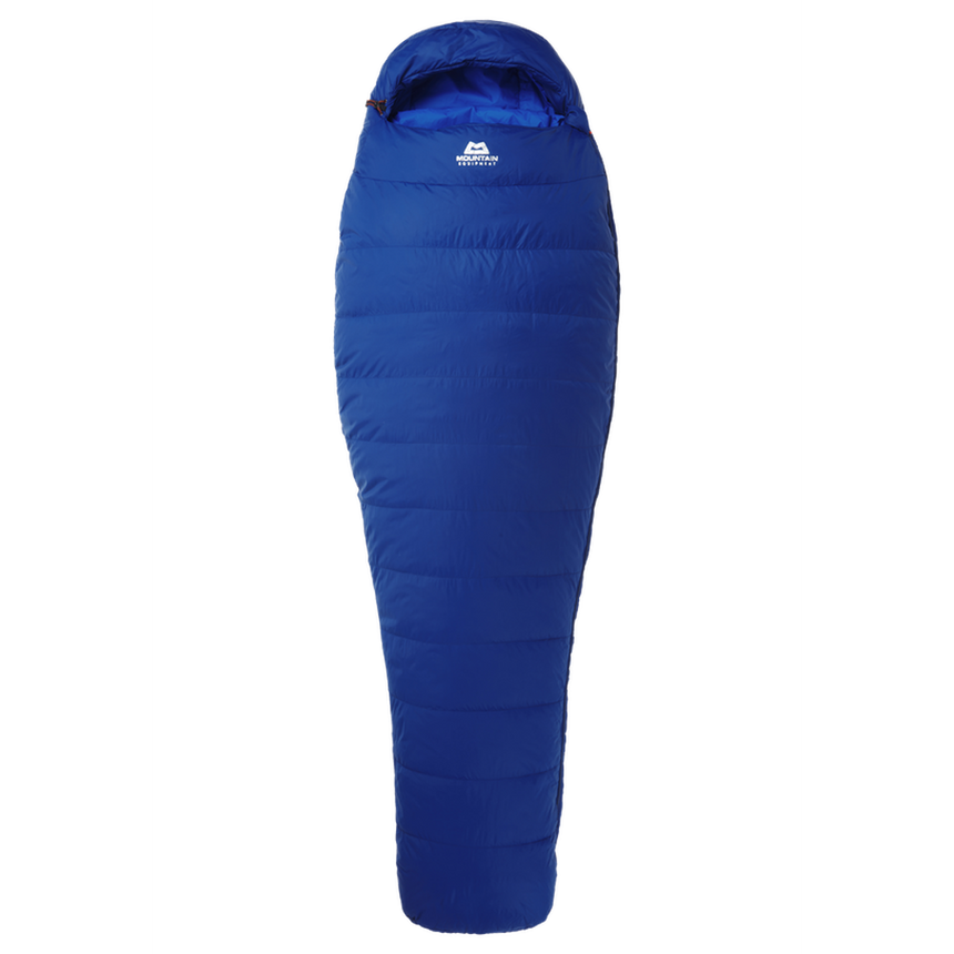 Mountain Equipment Olympus 300 Sleeping Bag Outdoor Action Admiral Blue - Front Full Length