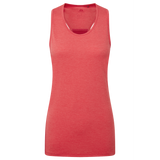 Mountain Equipment Nava Women's Tank Outdoor Action Hibiscus/Capsicum - Front