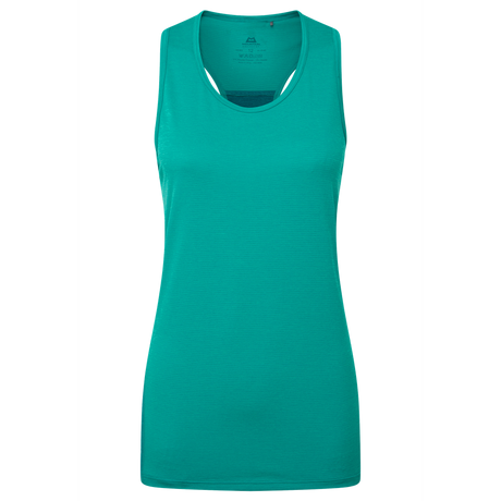 Mountain Equipment Nava Women's Tank Outdoor Action Jade/Spruce - Front