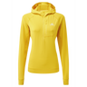 Mountain Equipment Aiguille Hooded Women's Top Outdoor Action Lemon - Front