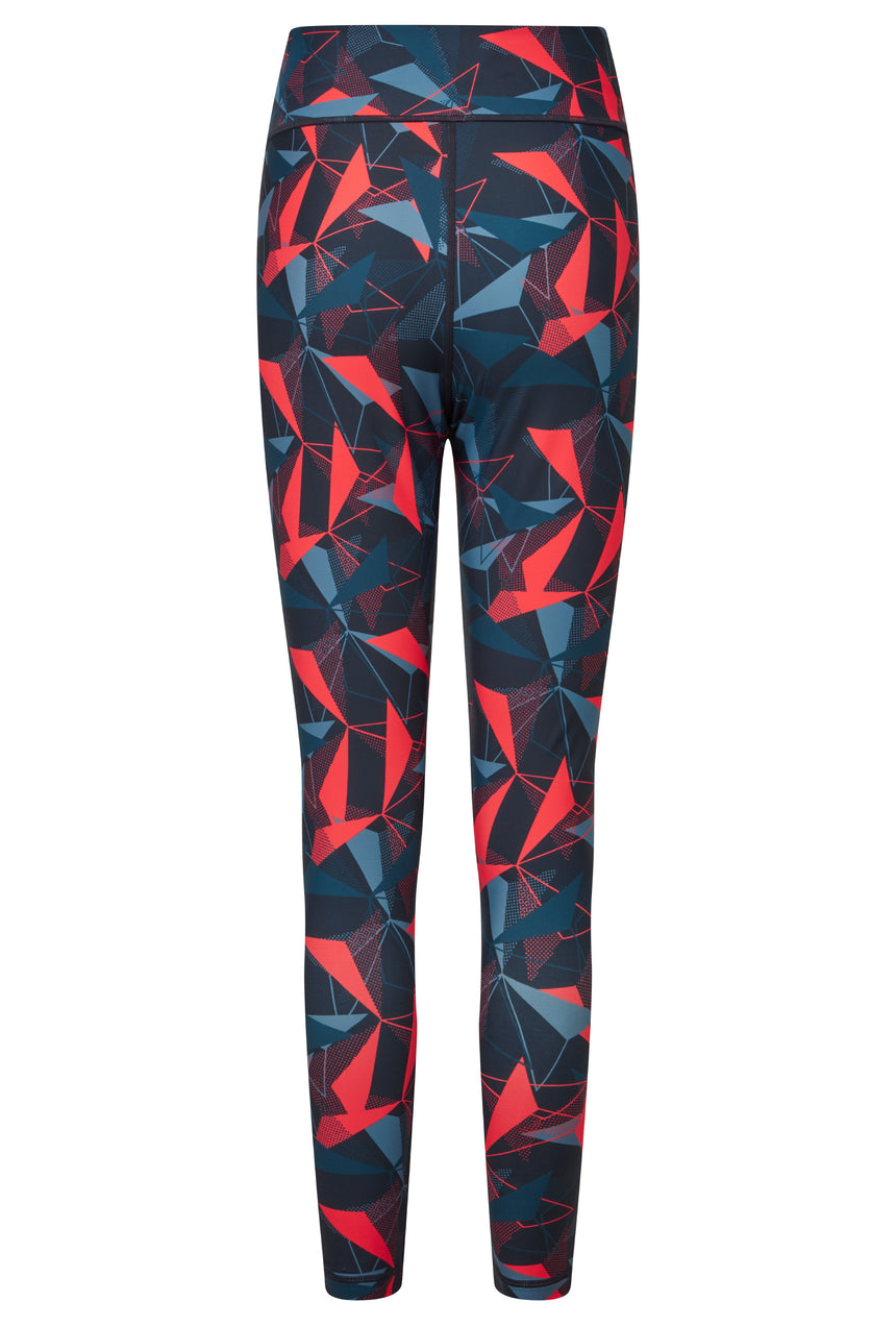 Mountain Equipment Sereno Women's Legging Outdoor Action Cosmos/Hib Print - Back