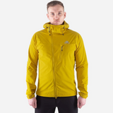 Mountain Equipment Squall Hooded Men's Jacket top half front acid